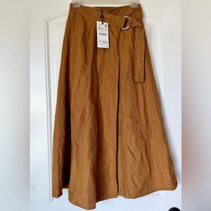 Zara New Wrap Skirt